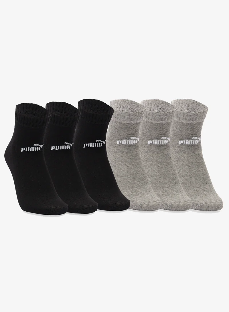بوما 6 Pack Elements Quarter Socks